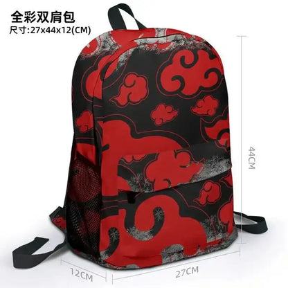 Naruto Series' Akatsuki Organization features the iconic Red Cloud design 10