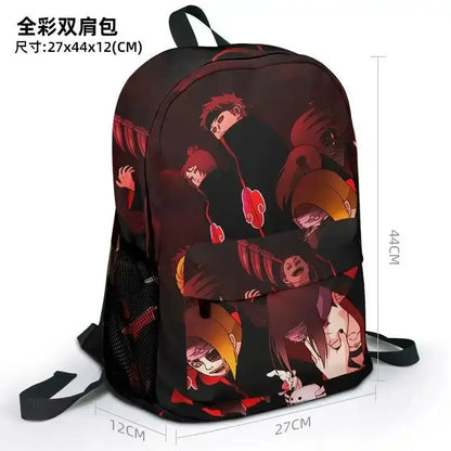Naruto Series' Akatsuki Organization features the iconic Red Cloud design 12
