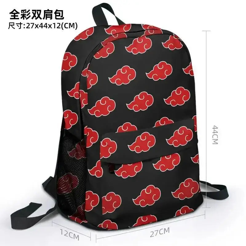 Naruto Series' Akatsuki Organization features the iconic Red Cloud design 14