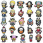 Japanese Anime One Piece Shoe Charms Cartoon Shoe accessories 25pcs a set