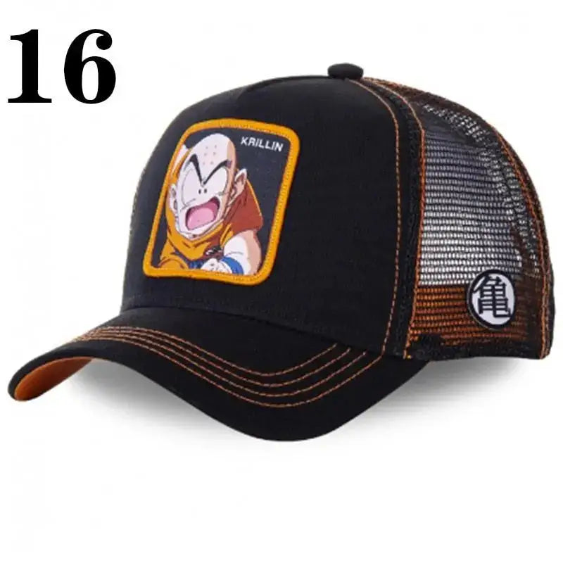 Dragon Ball Baseball Cap - Official DBZ Character Hat | Snapback Anime Cap 16 Hats