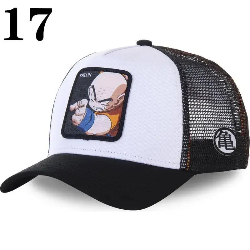 Dragon Ball Baseball Cap - Official DBZ Character Hat | Snapback Anime Cap 17 Hats