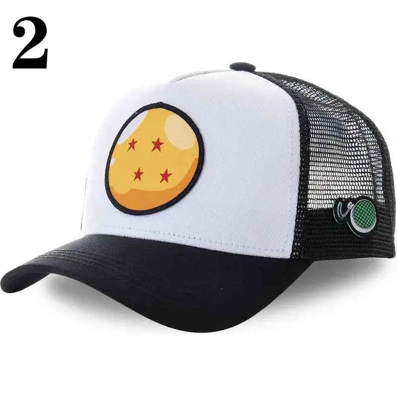 Dragon Ball Baseball Cap - Official DBZ Character Hat | Snapback Anime Cap 2 Hats