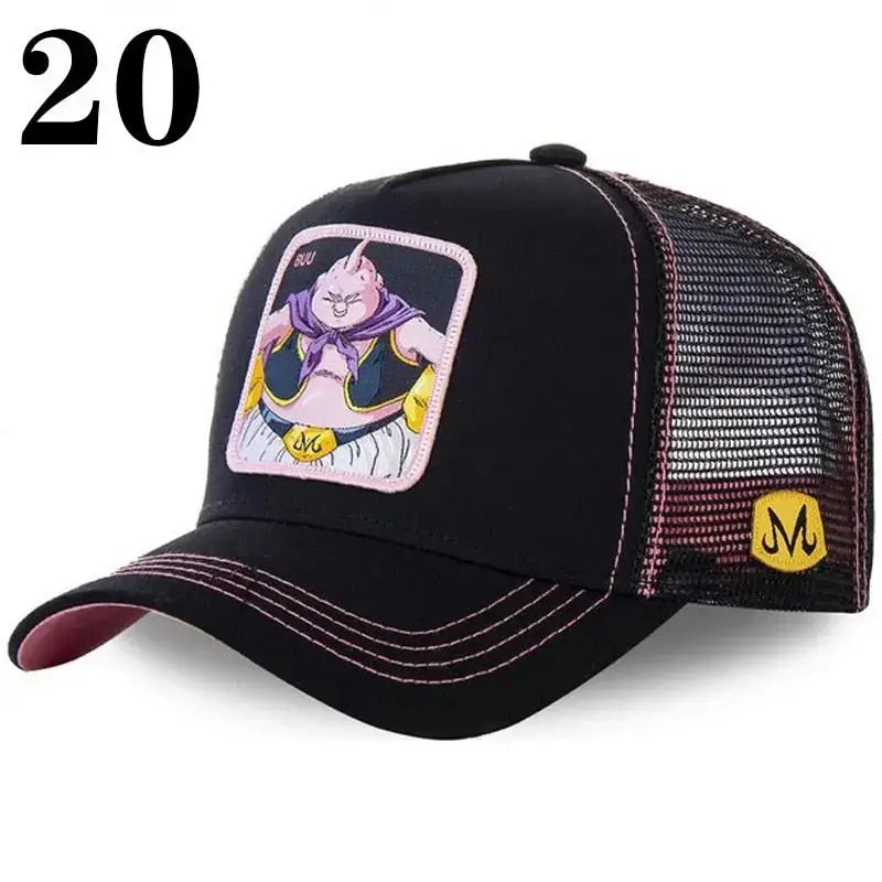 Dragon Ball Baseball Cap - Official DBZ Character Hat | Snapback Anime Cap 20 Hats