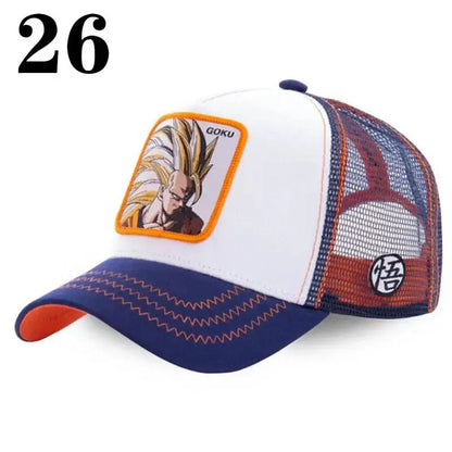 Dragon Ball Baseball Cap - Official DBZ Character Hat | Snapback Anime Cap 26 Hats