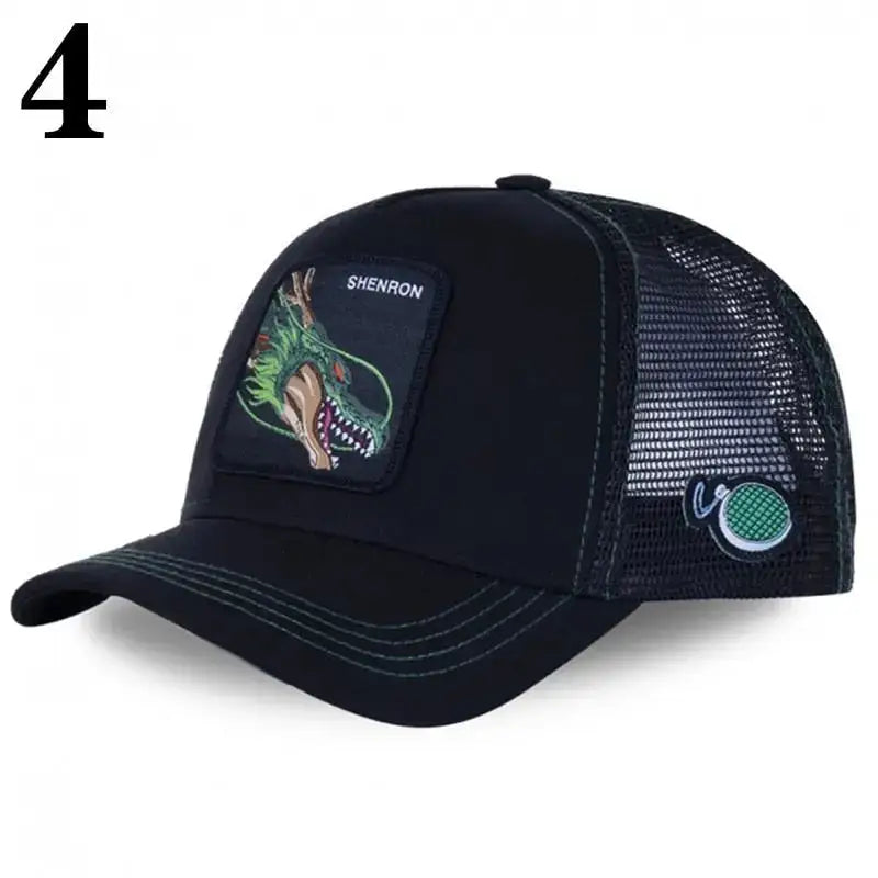 Dragon Ball Baseball Cap - Official DBZ Character Hat | Snapback Anime Cap 4 Hats