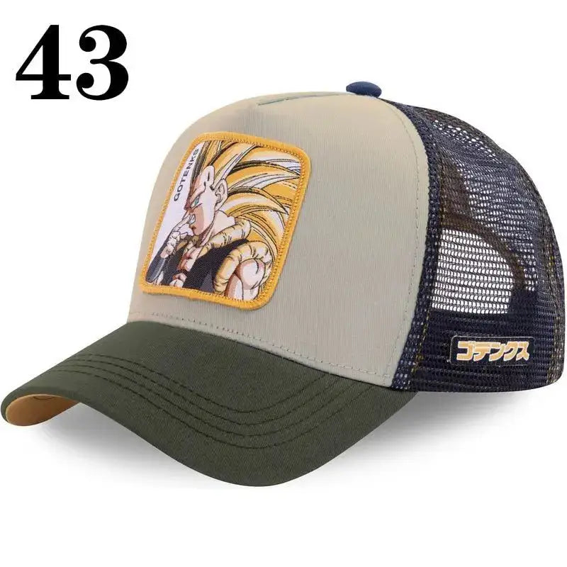 Dragon Ball Baseball Cap - Official DBZ Character Hat | Snapback Anime Cap 43 Hats