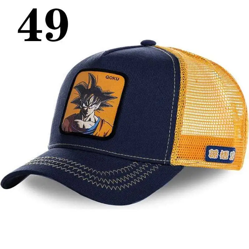 Dragon Ball Baseball Cap - Official DBZ Character Hat | Snapback Anime Cap 49 Hats