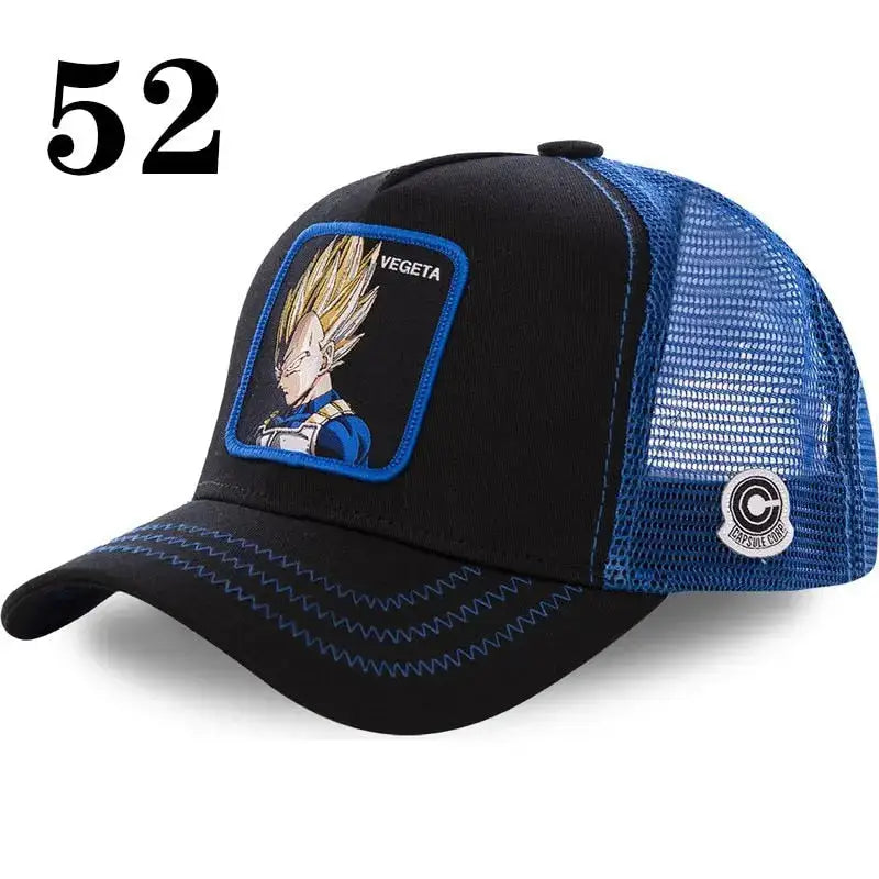 Dragon Ball Baseball Cap - Official DBZ Character Hat | Snapback Anime Cap 52 Hats