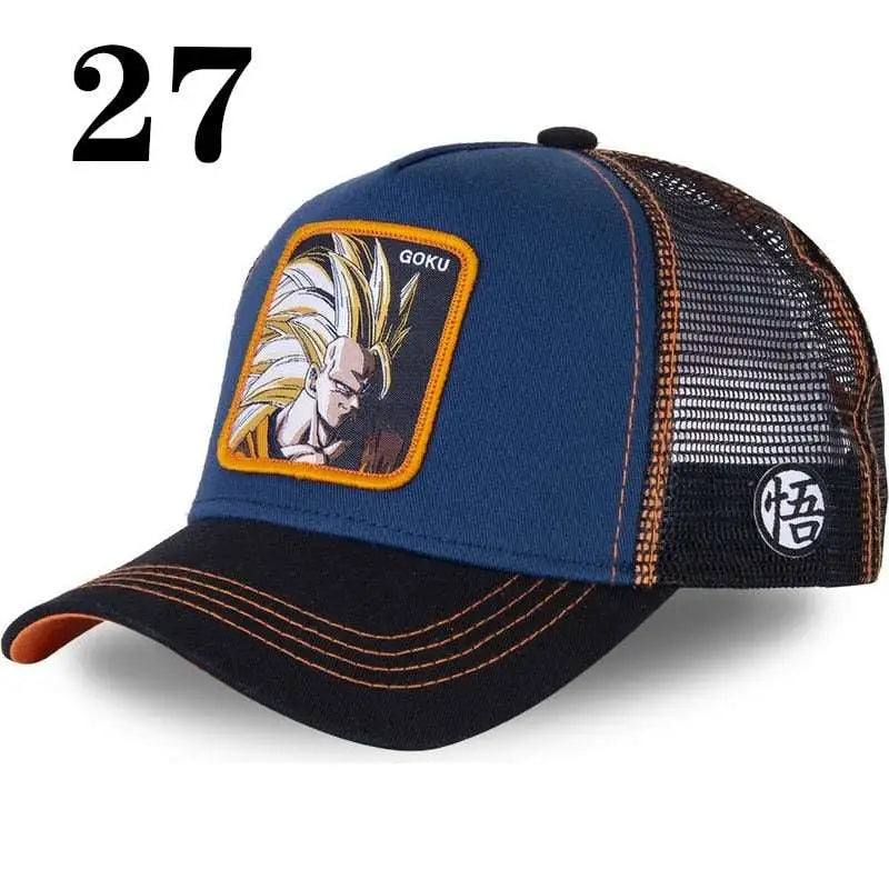 Dragon Ball Baseball Cap - Official DBZ Character Hat | Snapback Anime Cap Hats