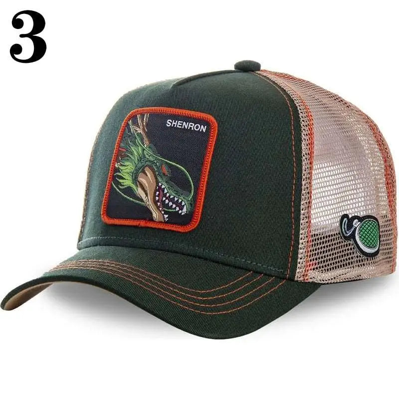 Dragon Ball Baseball Cap - Official DBZ Character Hat | Snapback Anime Cap Hats