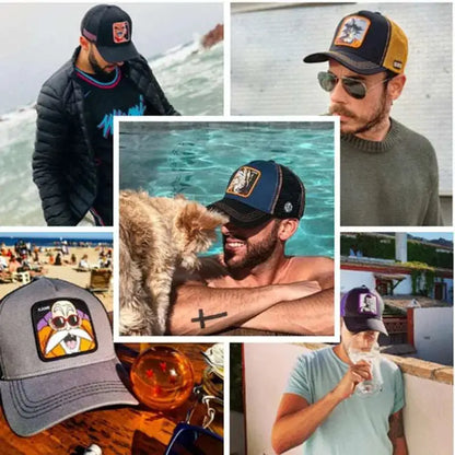 Dragon Ball Baseball Cap - Official DBZ Character Hat | Snapback Anime Cap Hats