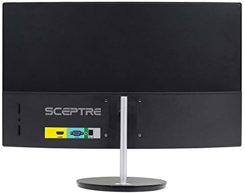 Sceptre Curved 24 - inch Gaming Monitor 1080p R1500 98% sRGB HDMI x2 VGA Build - in Speakers, VESA Wall Mount Machine Black (C248W - 1920RN Series) - Gapo Goods - 