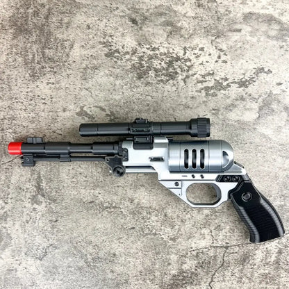 Star Wars Blaster Toy – DE-10 Blaster Replica with Scope & Display Stand Collectible