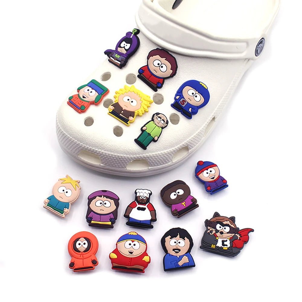 Shoe Charms Kawaii Famous Cartoon South Character Boy Girl Shoes Charms Accessories - Gapo Goods - Charms