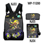 Shooting Game Splatoon 3 Backpacks Children Bookbag School Bag Mochila Boys/Girls Daily Shoulder Set Pencil Croobody Custom - Gapo Goods - 