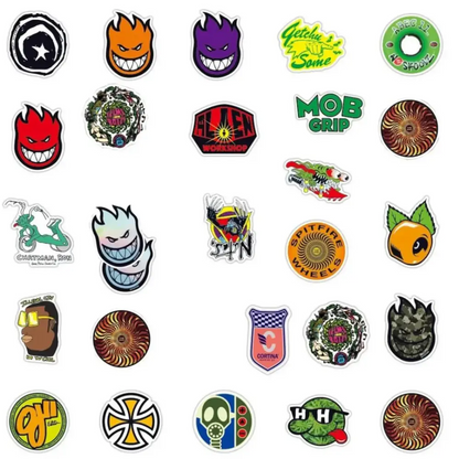 Skateboard Fashion Stickers - Cool Vinyl Decals | Personalized Skate Gear Accessories Paper products