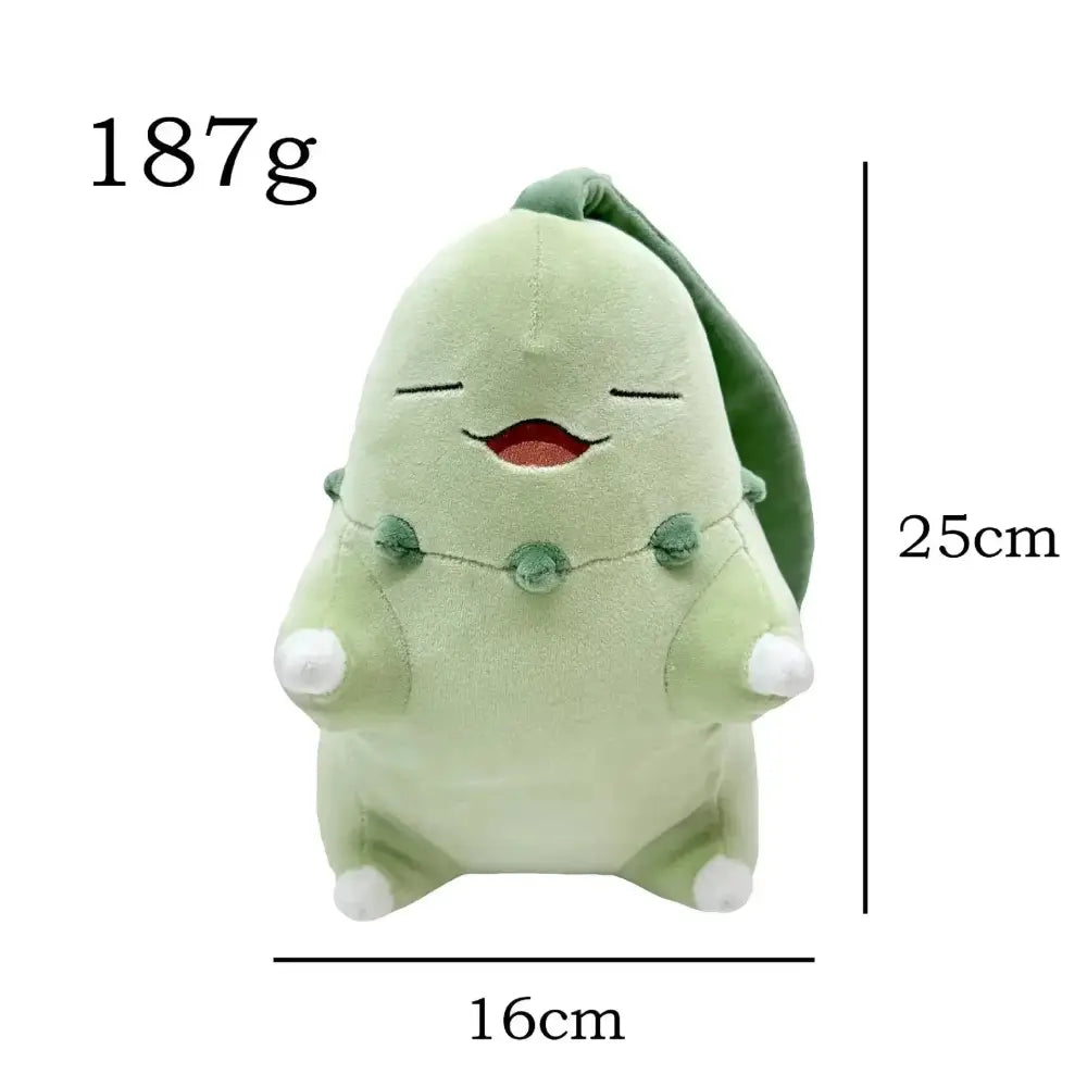 Pokemon Chikorita Slowpoke Cubone Plush Dolls - Anime Sleep Series Stuffed Animals - Pocket Monster Game Pillow Toy Gift A