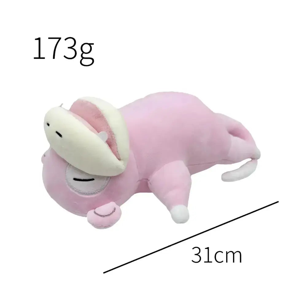 Pokemon Chikorita Slowpoke Cubone Plush Dolls - Anime Sleep Series Stuffed Animals - Pocket Monster Game Pillow Toy Gift B