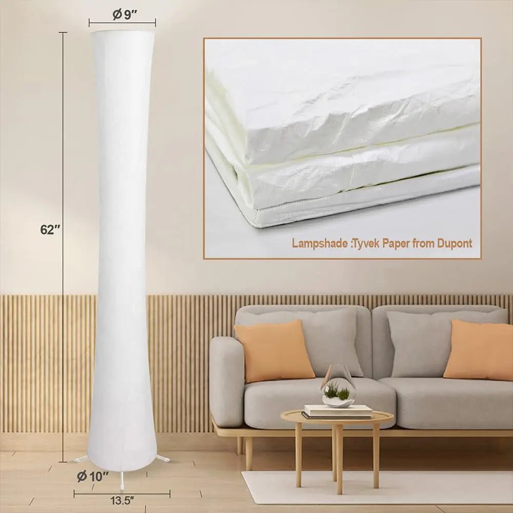 Smart Led Floor Lamps, RGB Color Changing with APP & Remote Control, 62 Inch DIY Mode Music Sync Standing Modern Corner Lamp Decor for Living Room Bedroom Game, 1 Piece - Gapo Goods - 