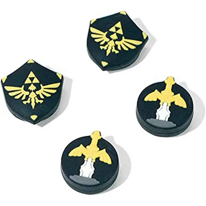 Switch Thumb Grip Caps - Cute Zelda Soft Silicone Joystick Covers for Nintendo OLED/Lite Gaming Accessories