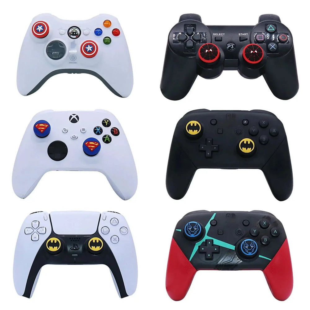 Spiderman Thumb Grip Caps for Playstation 5 and Xbox Series Controllers - Game Joystick Accessories - Gapo Goods - Accessories