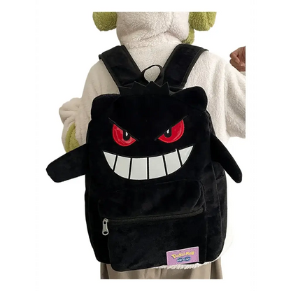Gengar Backpack - Haunted Purple Pokemon Backpack | Cool School Bag Backpack