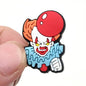 Horror Shoe Charms – Durable Vampire Shoe Buckle Decorations | Rubber Set F009-14 Charms