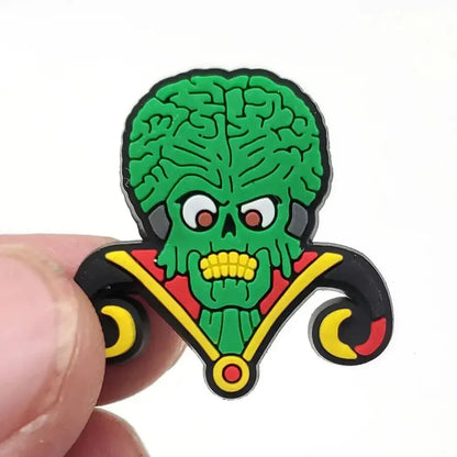 Horror Shoe Charms – Durable Vampire Shoe Buckle Decorations | Rubber Set F009-5 Charms