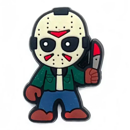 Horror Shoe Charms – Durable Vampire Shoe Buckle Decorations | Rubber Set F086-10 Charms