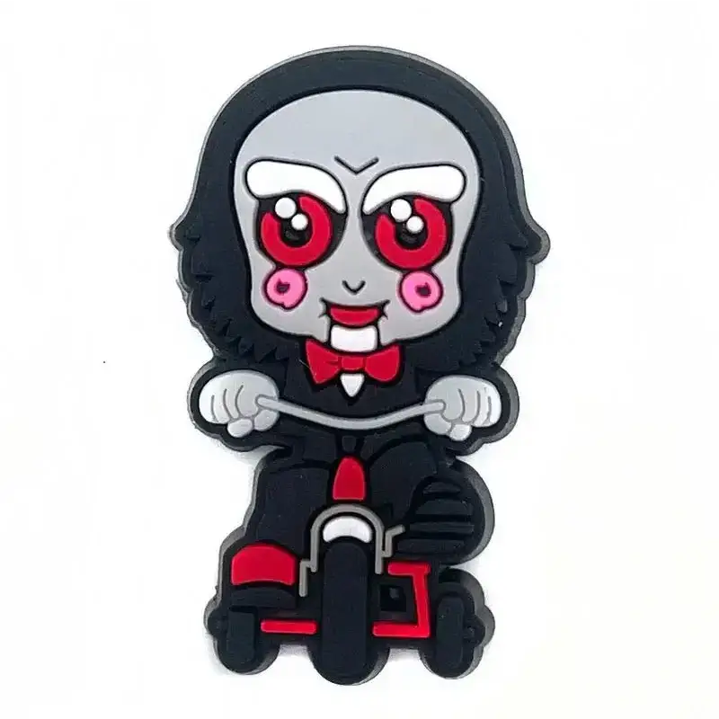 Horror Shoe Charms – Durable Vampire Shoe Buckle Decorations | Rubber Set F086-12 Charms