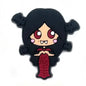 Horror Shoe Charms – Durable Vampire Shoe Buckle Decorations | Rubber Set F086-7 Charms