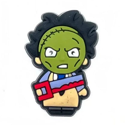 Horror Shoe Charms – Durable Vampire Shoe Buckle Decorations | Rubber Set F086-9 Charms