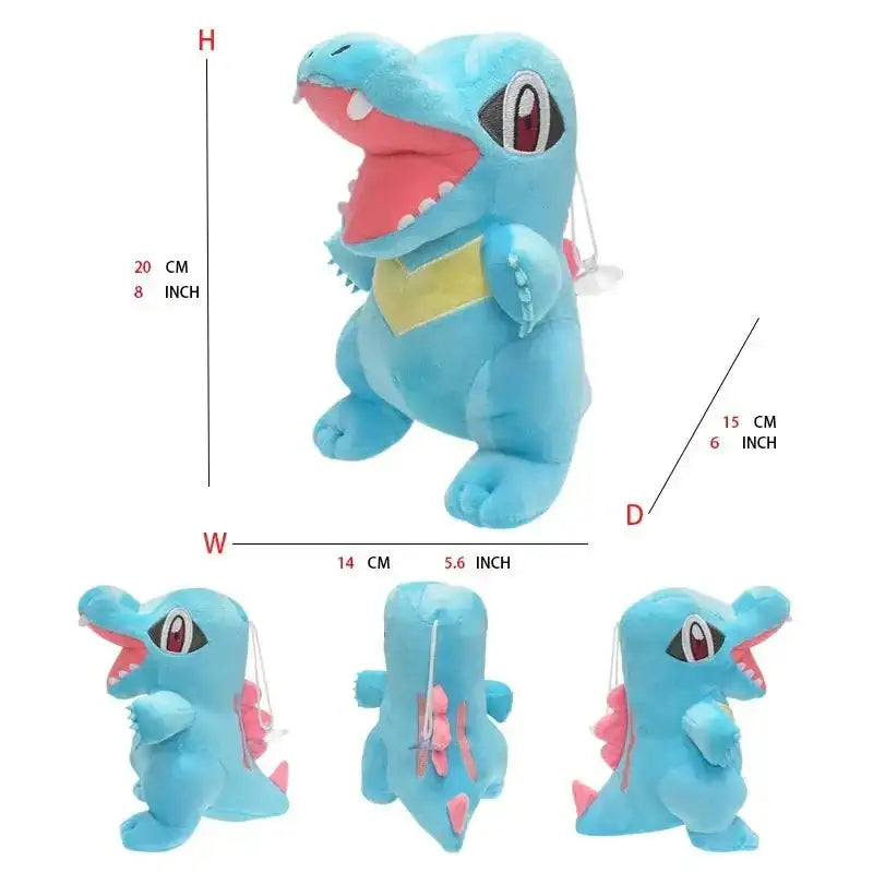 Pokémon Plush Doll: A Soft, Cuddly Animal Toy, Ideal for a Gift Totodile