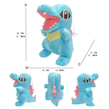 Pokémon Plush Doll: A Soft, Cuddly Animal Toy, Ideal for a Gift Totodile