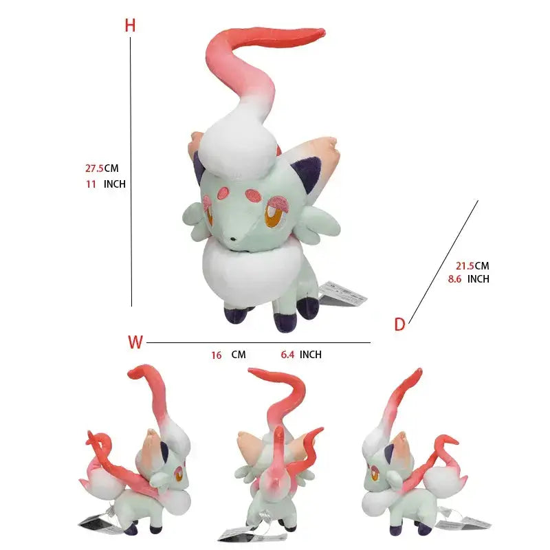 Pokémon Plush Doll: A Soft, Cuddly Animal Toy, Ideal for a Gift hisuian zorua