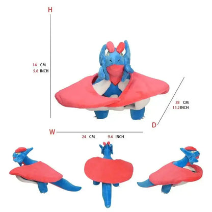 Pokémon Plush Doll: A Soft, Cuddly Animal Toy, Ideal for a Gift Mega Salamence