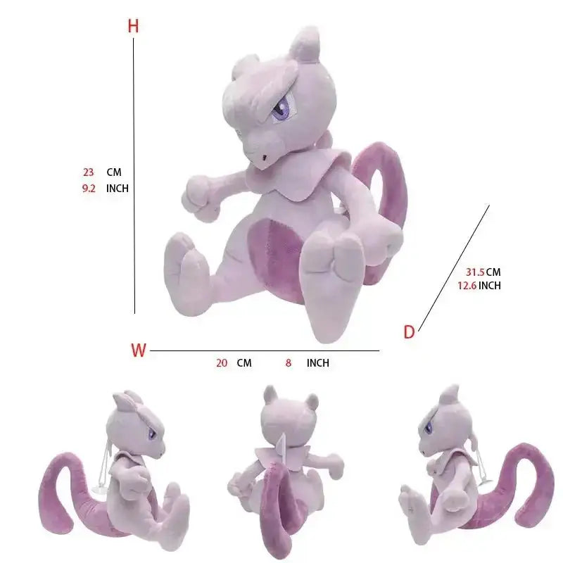 Pokémon Plush Doll: A Soft, Cuddly Animal Toy, Ideal for a Gift Mewtwo
