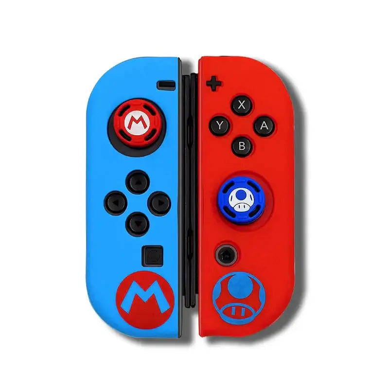 Silicone Soft Case Thumb Stick Grip Cap Joystick Protective Cover For Nintendo Switch Oled NS Joy-Con Controller Protector Skin A