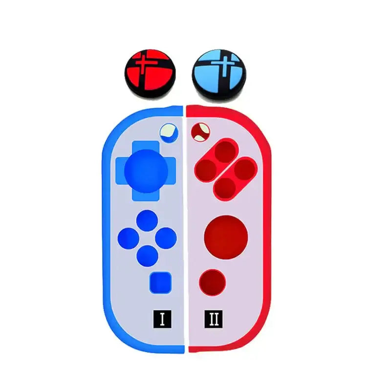 Silicone Soft Case Thumb Stick Grip Cap Joystick Protective Cover For Nintendo Switch Oled NS Joy-Con Controller Protector Skin E