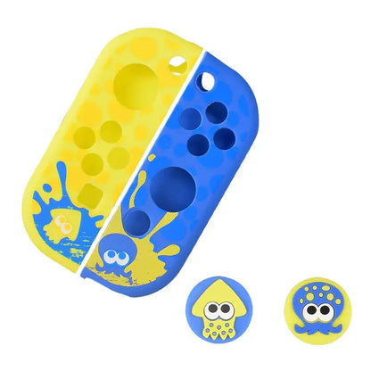 Silicone Soft Case Thumb Stick Grip Cap Joystick Protective Cover For Nintendo Switch Oled NS Joy-Con Controller Protector Skin F