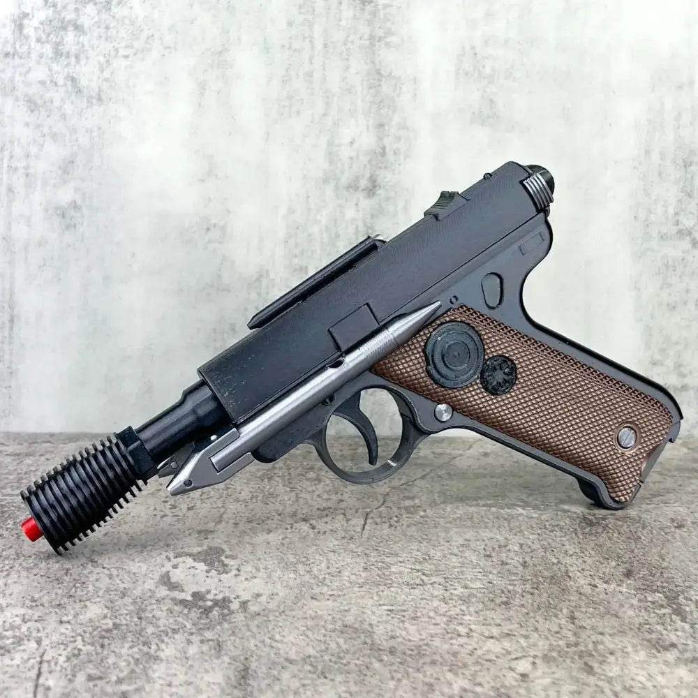 Star Wars DT-12 Blaster Pistol with Brown Grip