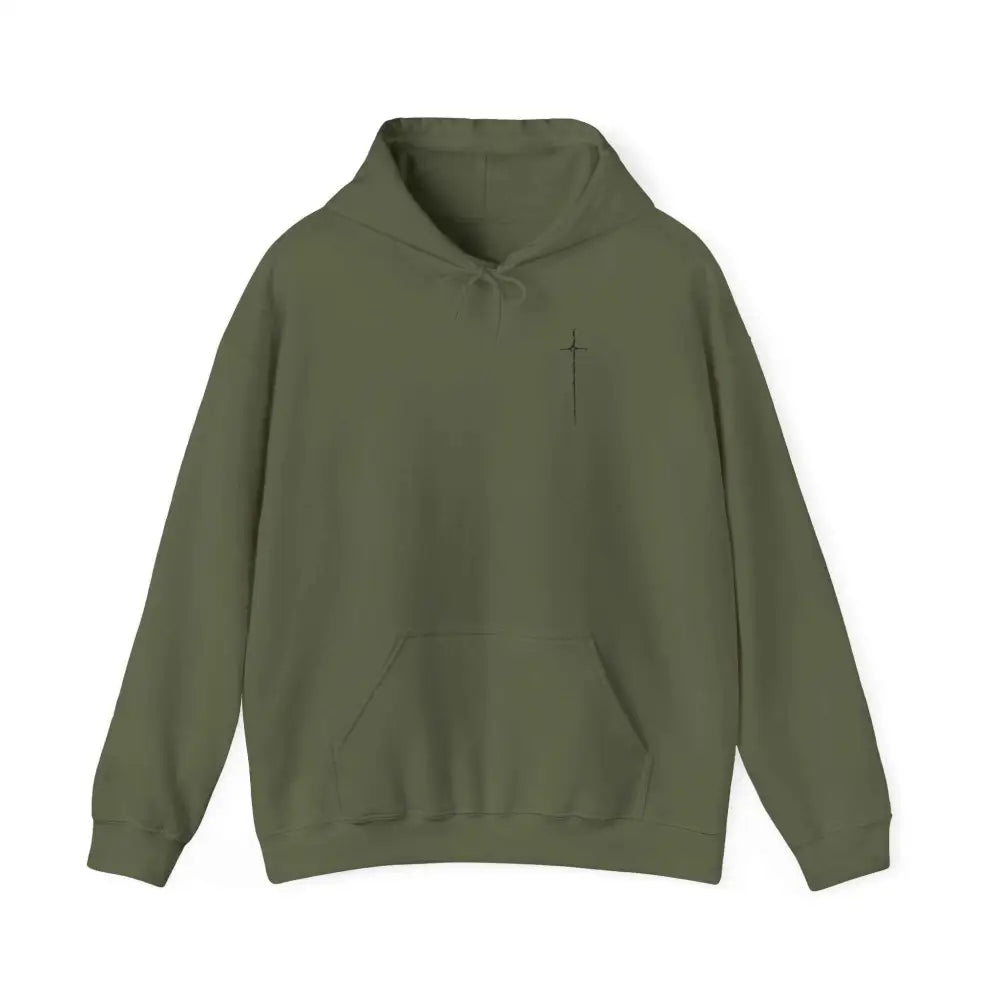 Elden Ring Hoodie - Unisex Sweatshirt for Gamers, Dark Fantasy Apparel, Perfect Gaming Gift for RPG Lovers Military Green Hoodie