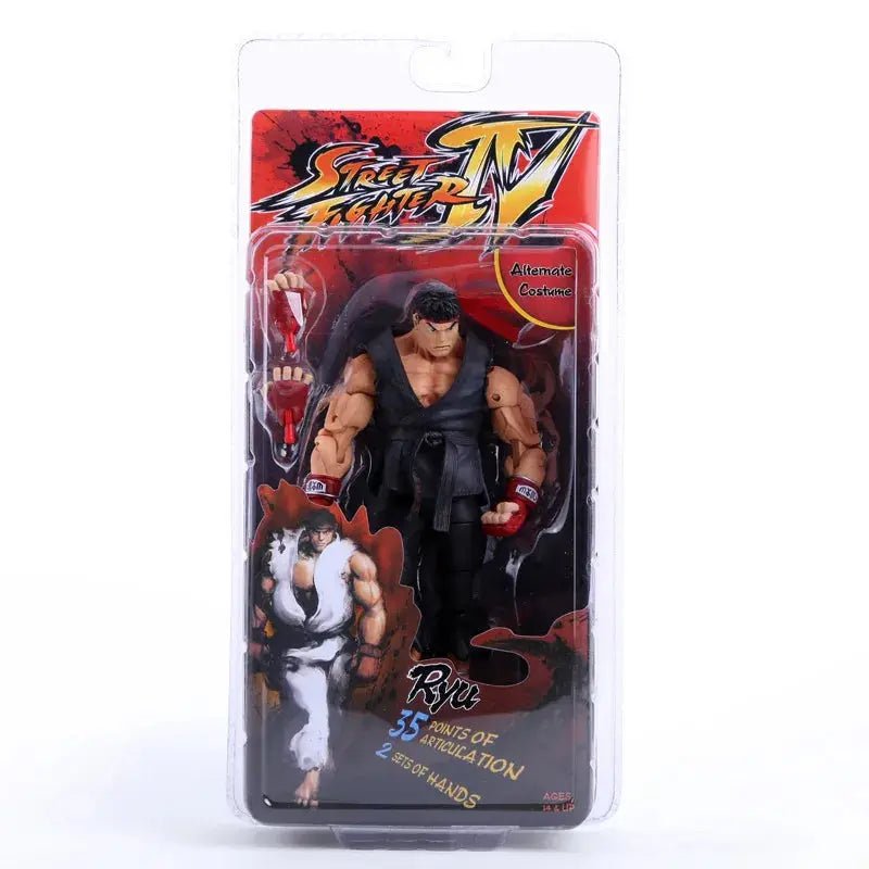 Street Fighter Articulated PVC Action Figure - CHUN LI RYU Ken Guile Akuma Collectible Model Toys - Gapo Goods - Toys & Games