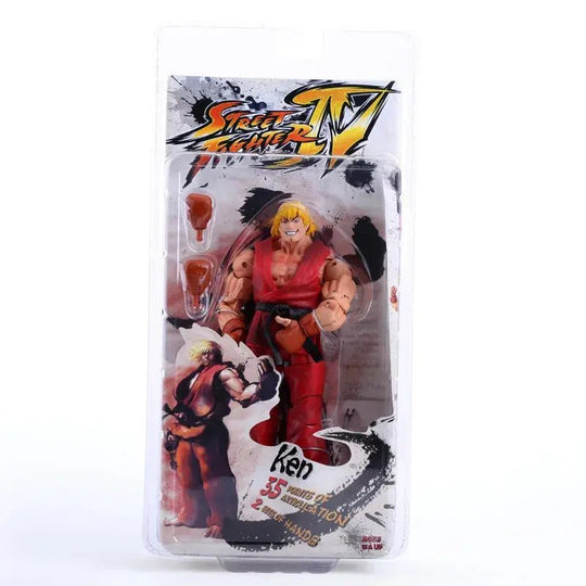 Street Fighter Articulated PVC Action Figure - CHUN LI RYU Ken Guile Akuma Collectible Model Toys - Gapo Goods - Toys & Games