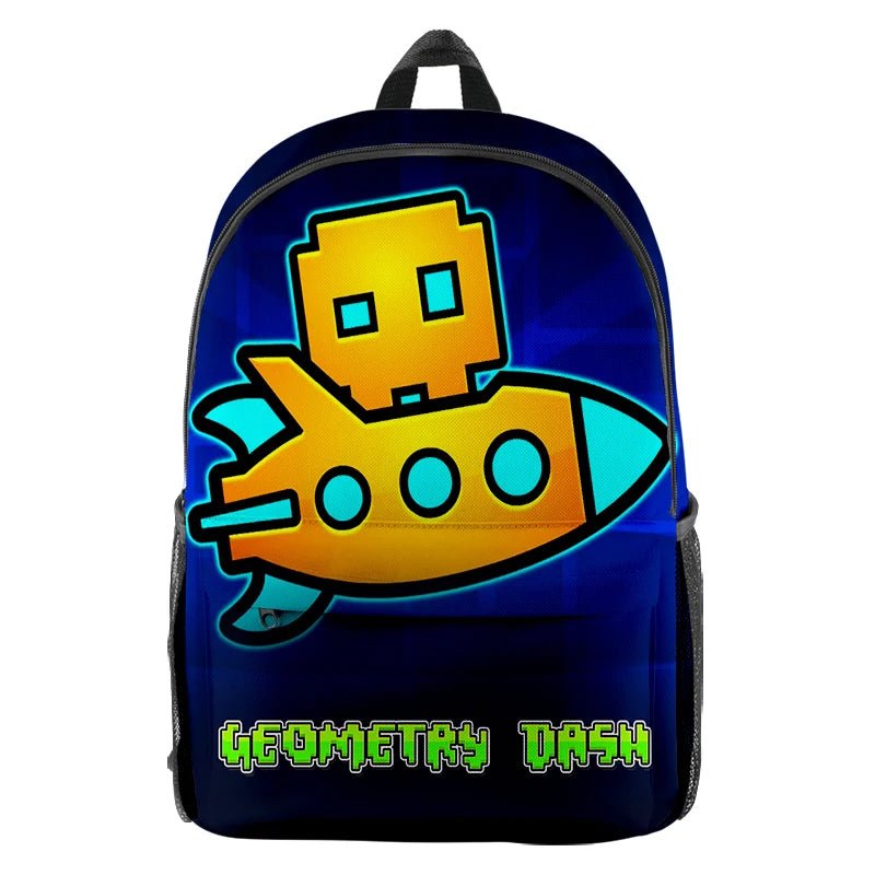 Stylish Game Geometry Dash Backpack - Gapo Goods - Backpack