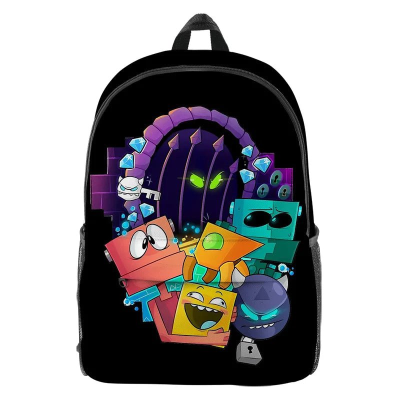 Stylish Game Geometry Dash Backpack - Gapo Goods - Backpack