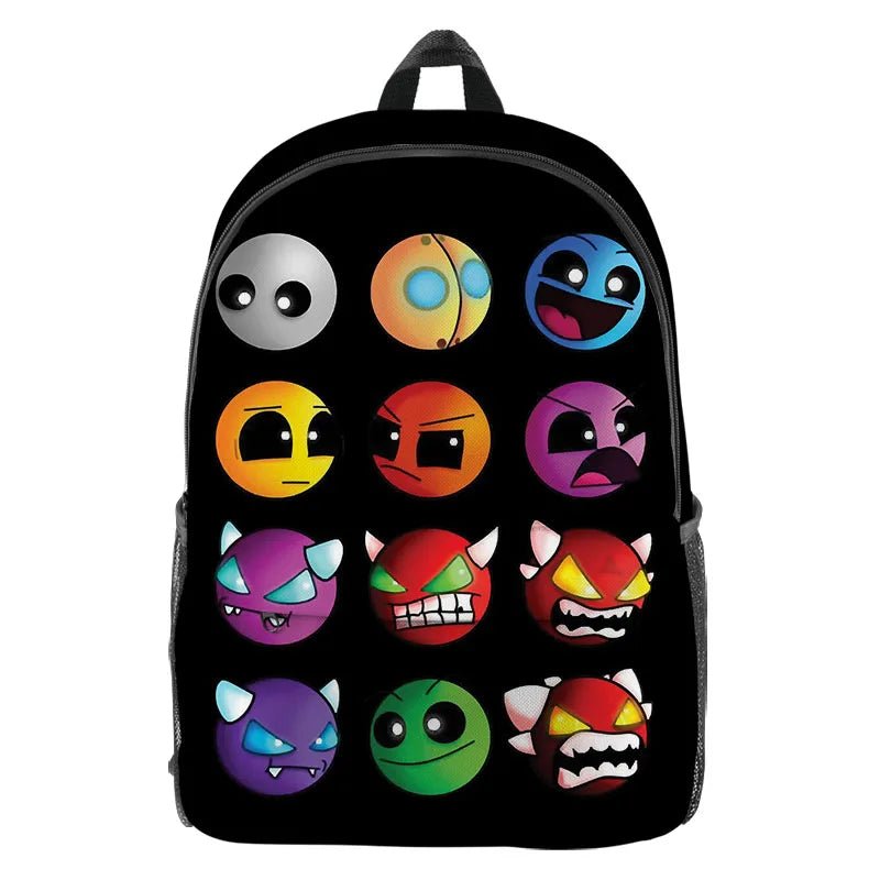 Stylish Game Geometry Dash Backpack - Gapo Goods - Backpack