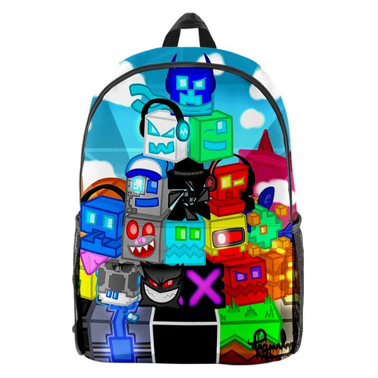 Stylish Game Geometry Dash Backpack - Gapo Goods - Backpack