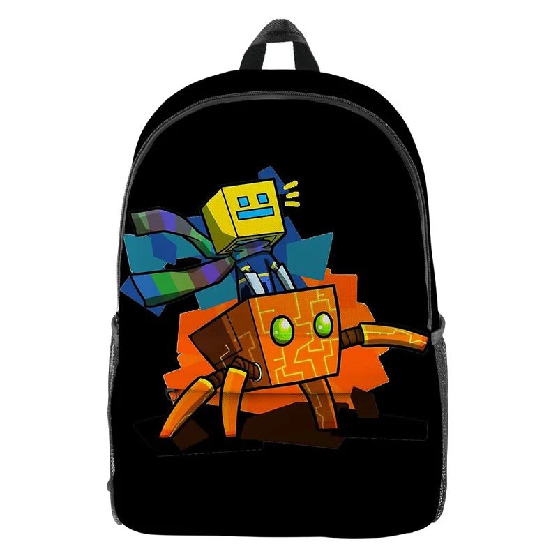 Stylish Game Geometry Dash Backpack - Gapo Goods - Backpack